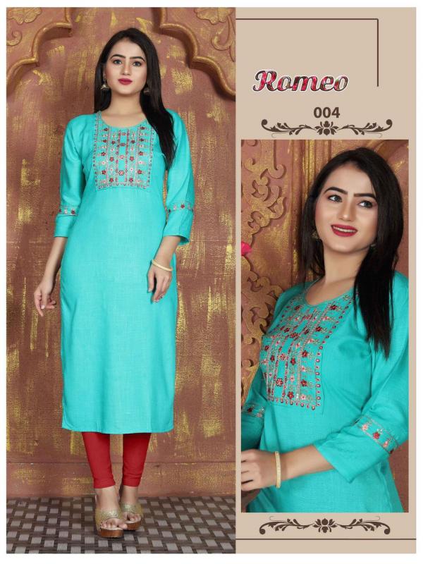 Aagya Romeo Rayon Designer Exclusive Kurti Collection